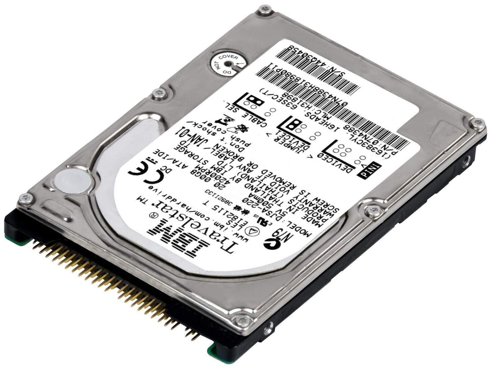 Hard Drive IBM Travelstar 07N4388 DJSA-220 20GB 4200RPM 2MB Hard Drive IBM Travelstar 07N4388 DJSA-220 20GB 4200RPM 2MB