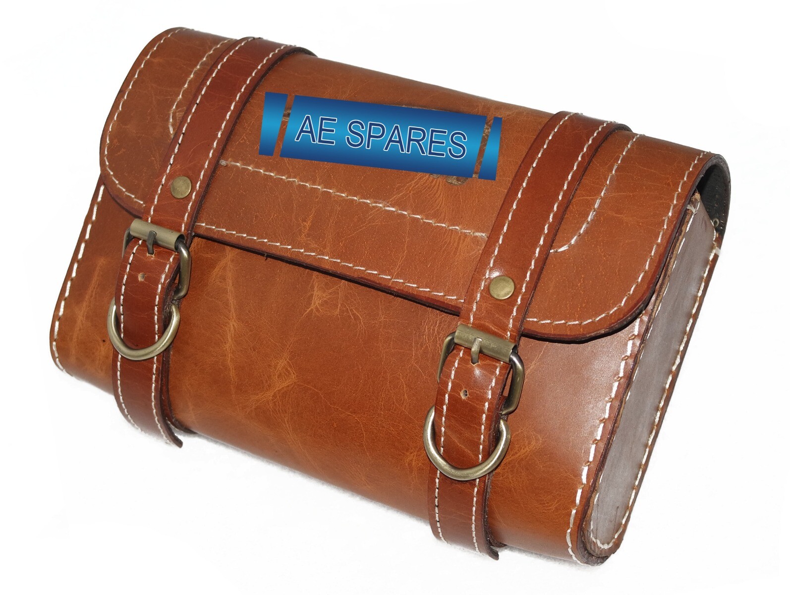 Genuine Leather Tool Roll Bag With Indian Logo For Indian Chief Motorcycle
