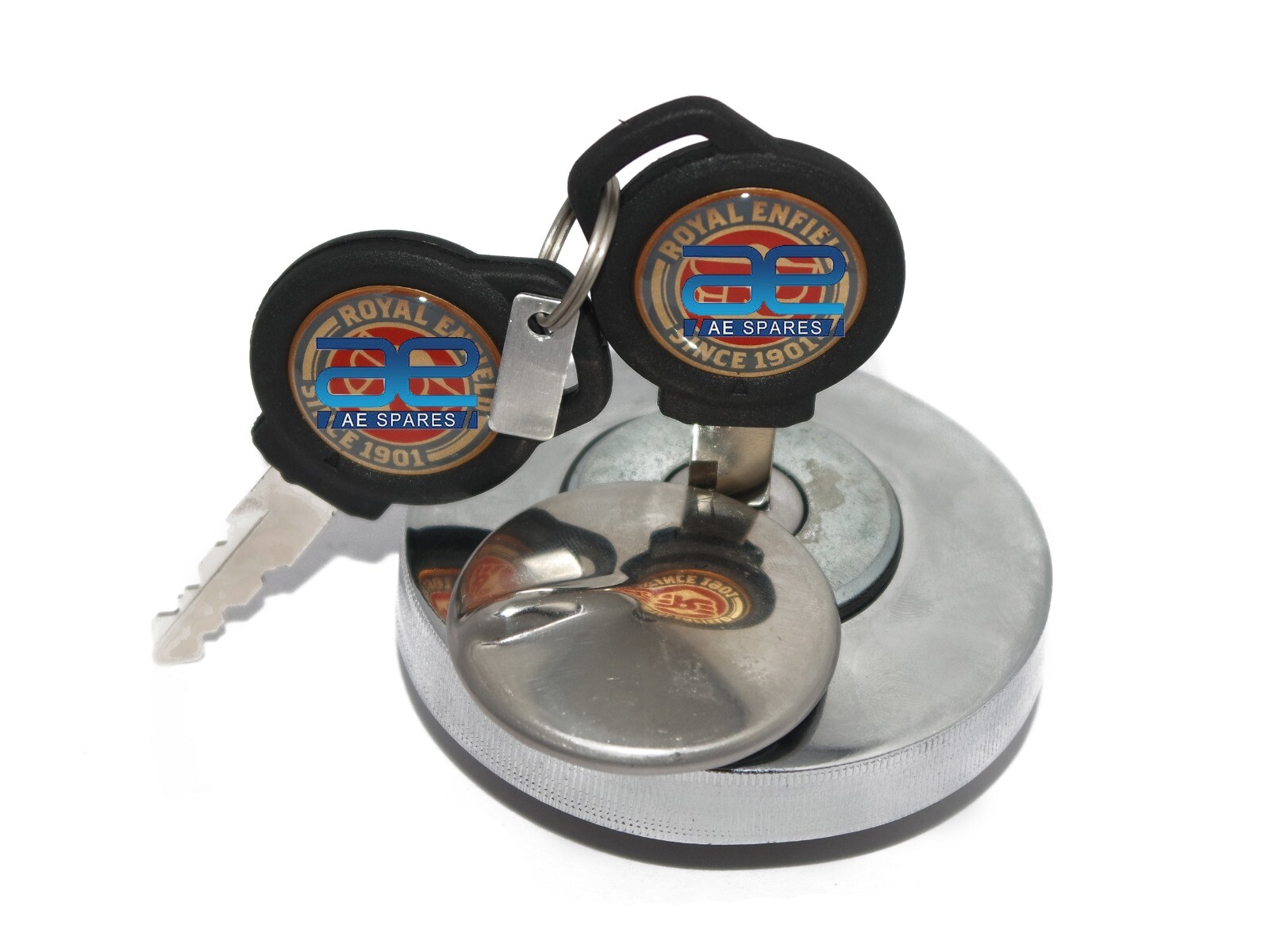 For Royal Enfield Bullet Electra 350 UCE petrol Fuel Tank Cap Lock & Keys  