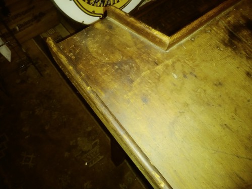 19th Century Primitive Wooden Sorting Table, Rare, Americana.