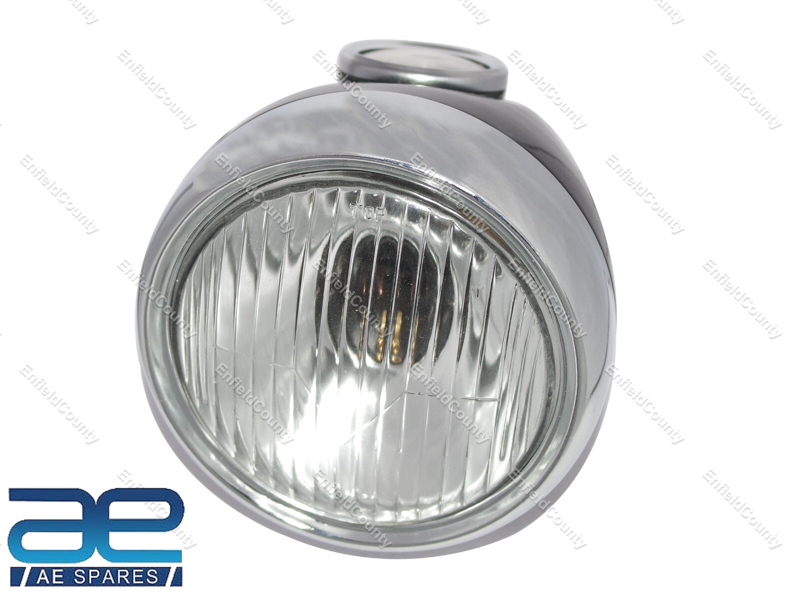 Classic Headlight Assey 5 1/2" With Bulb Holder & Speedometer Luna Moped  