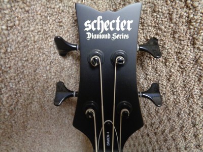 Schecter Diamond Series Damien-4 Black Electric Bass