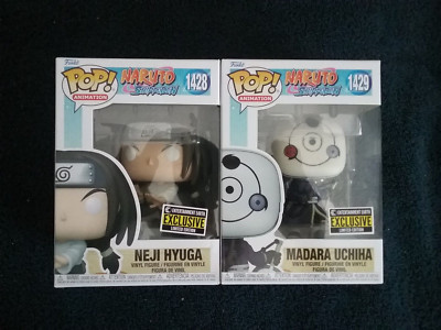 Funko Pop! EE Exclusive Naruto Shippuden NEJI HYUGA #1428 & MADARA UCHIHA #1429