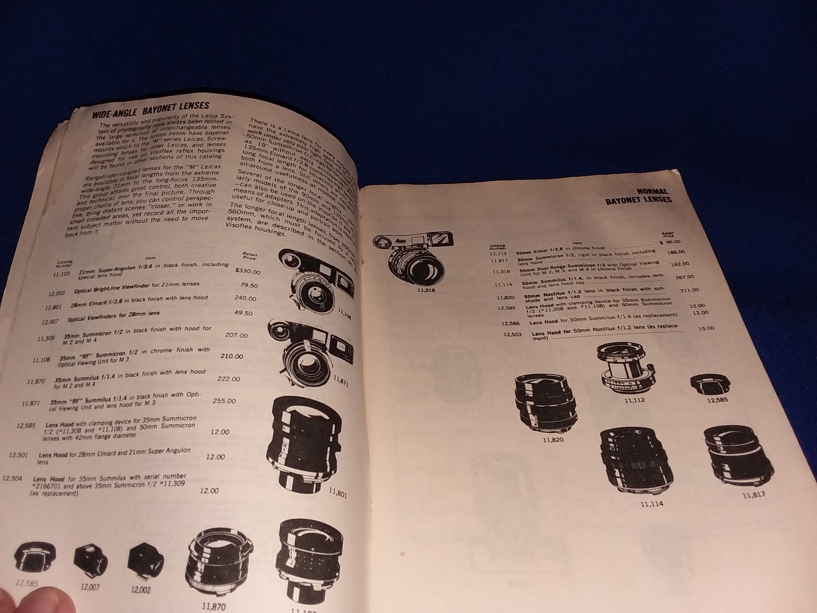 LEICA 1974 Photography Equipment catalog 77 illustrated pages CATALOGUE