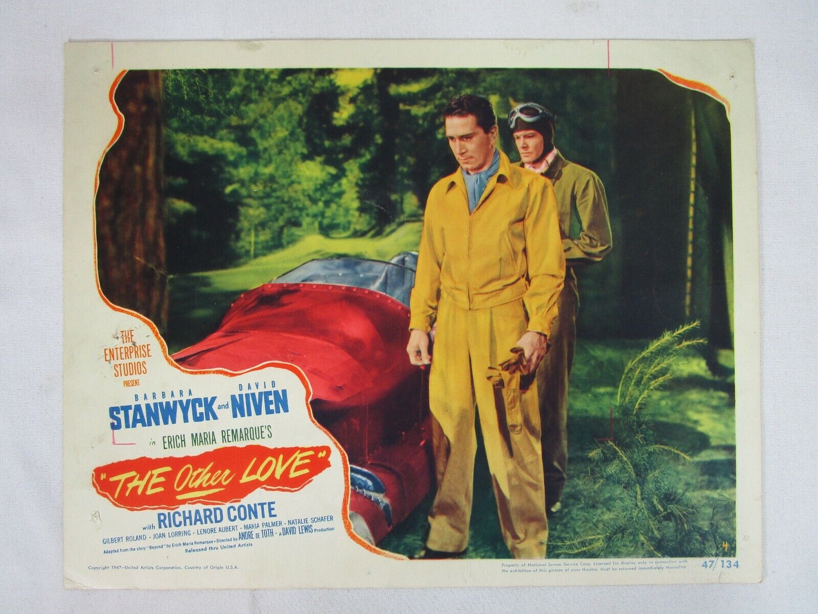 The Other Love 1947 Original 11x14 Lobby Card Barbara Stanwyck...