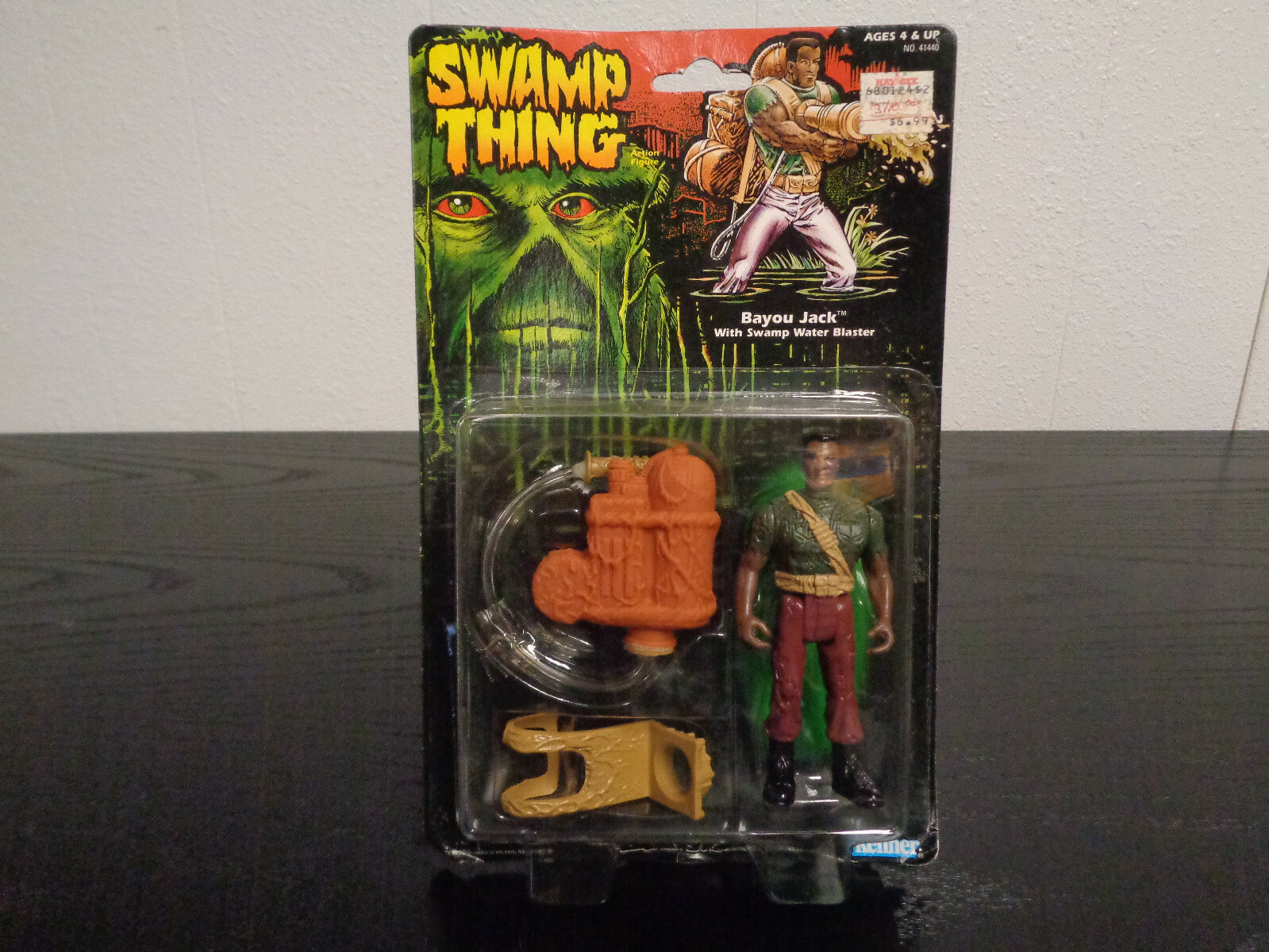 VINTAGE SWAMP THING Bayou Jack 1990 KENNER ( New With Shelf Wear
