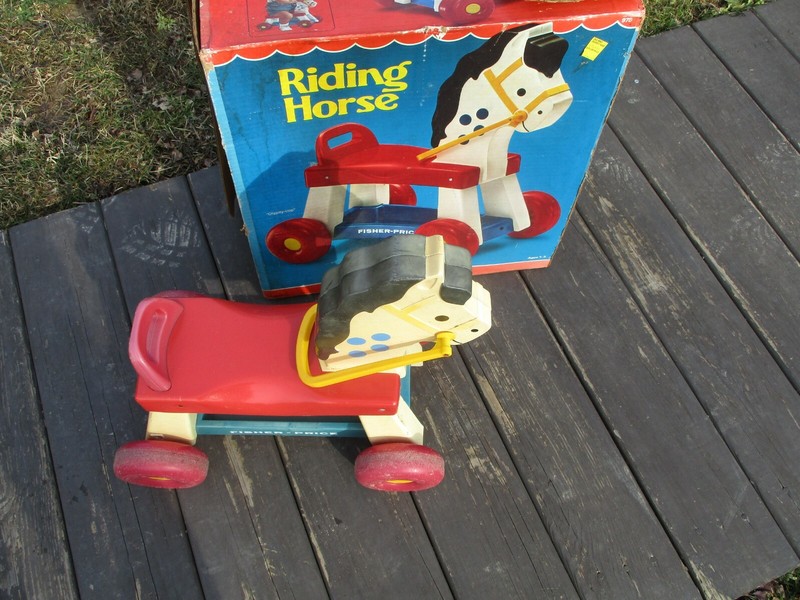 1976 fisher price riding horse