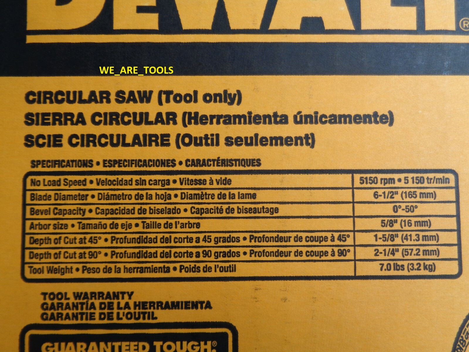 Boxed Dewalt DCS391B 20V Cordless Battery Circular Saw 20 volt