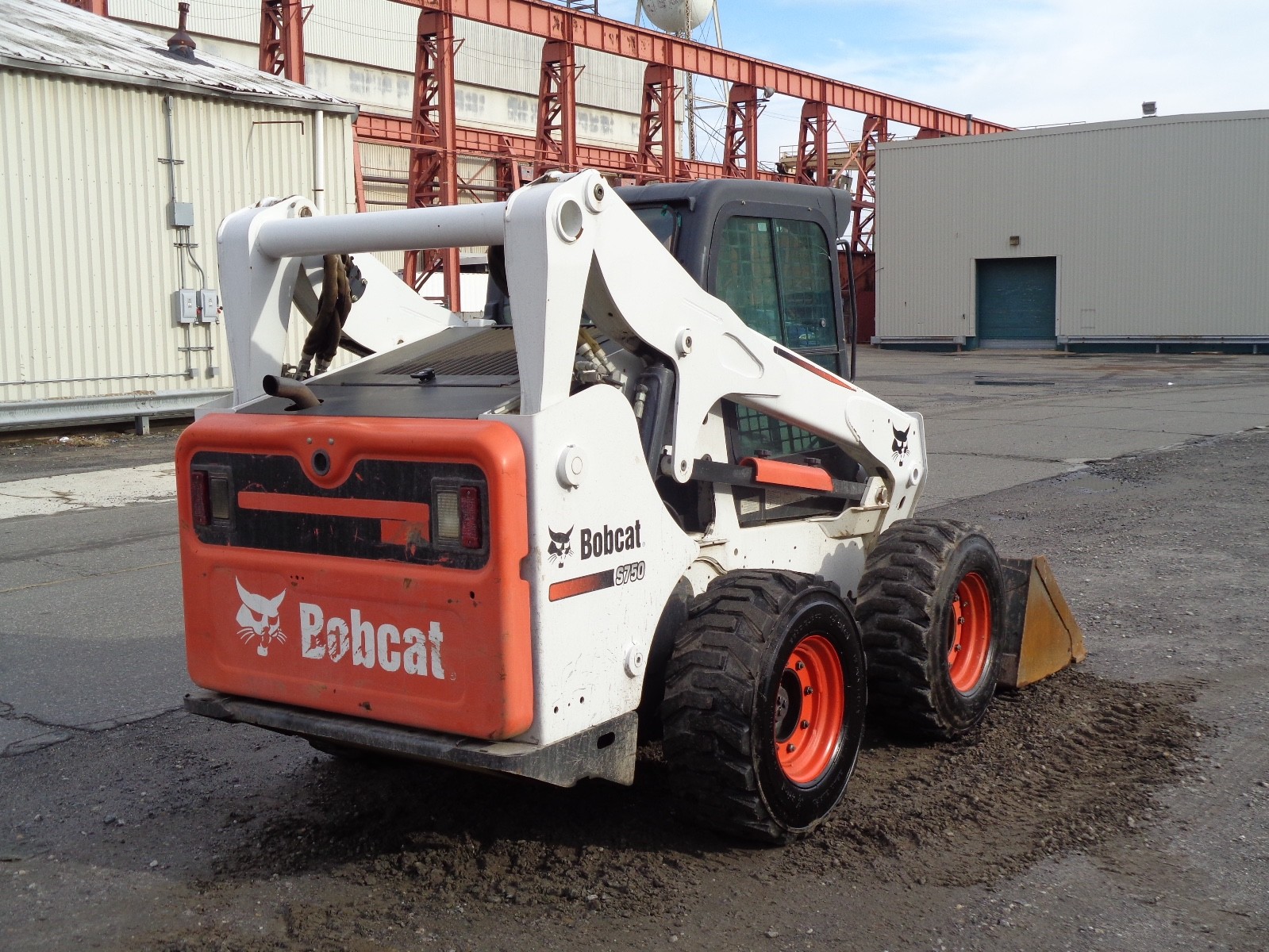 2011 Bobcat S750 Skid Steer Loader Kubota Diesel  - Enclosed Cab