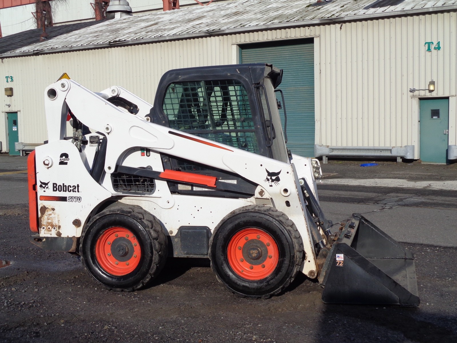 2016 Bobcat S770 Skid Steer Loader Diesel Enclosed Cab Heat/AC