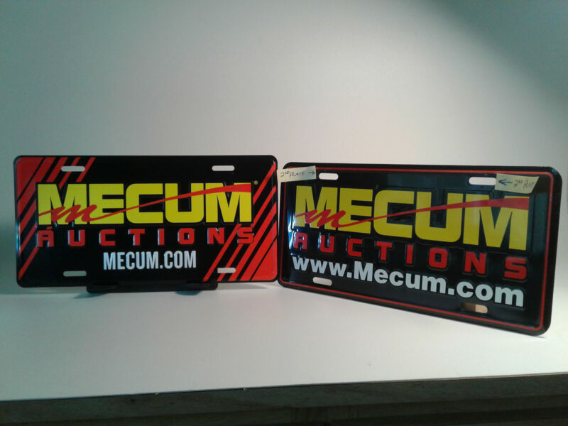 Mecum Auctions License Plate - FREE SHIPPING plus BONUS PLATE