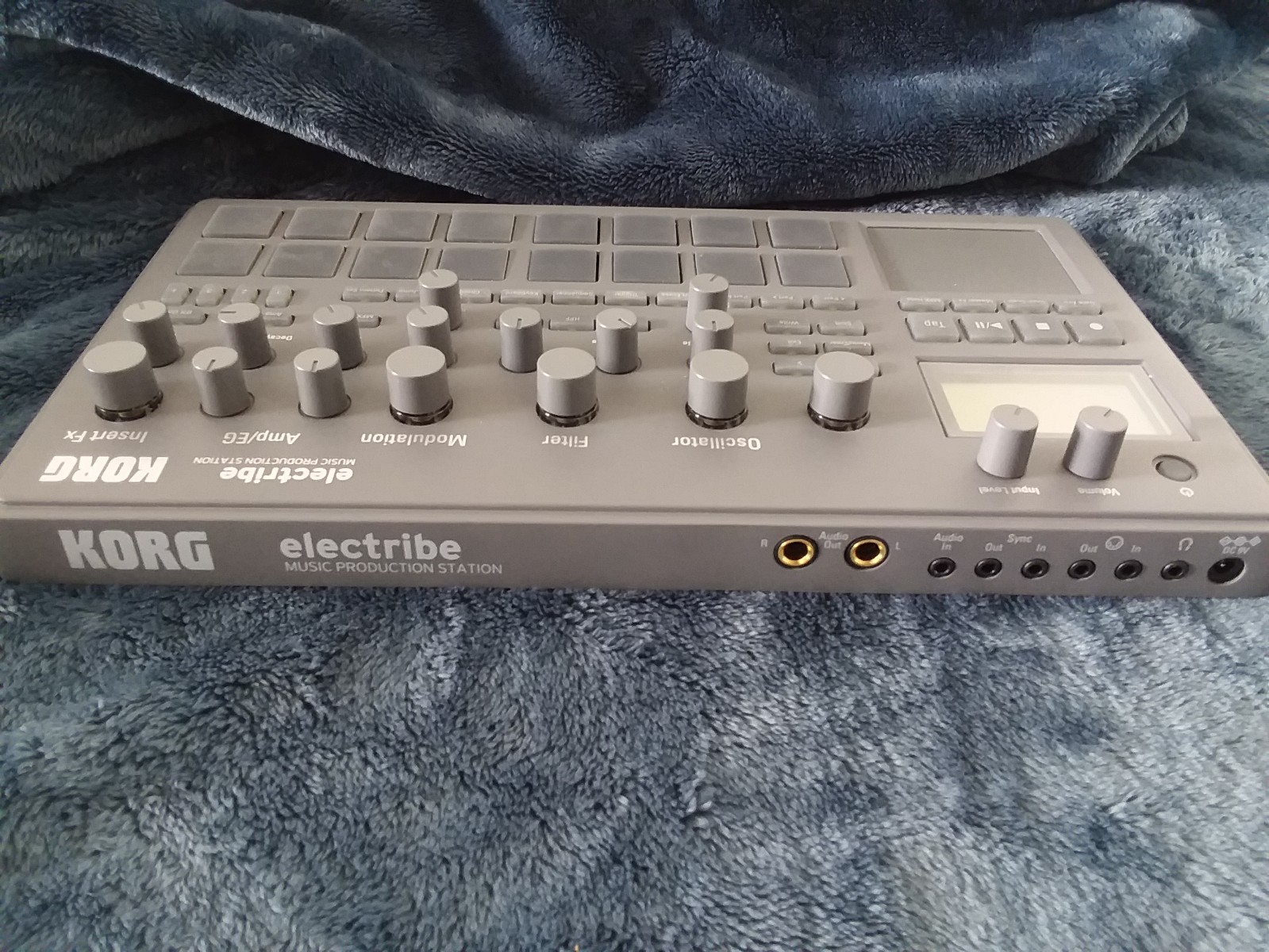 Korg electribe 2 with box, ac adapter, and midi adapters