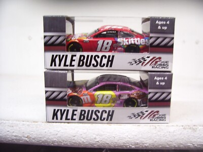 2020 1/64 #18 KYLE BUSCH SKITTLES /M&M'S FUDGE BROWNIES CAMRY ACTION 2 CAR SET