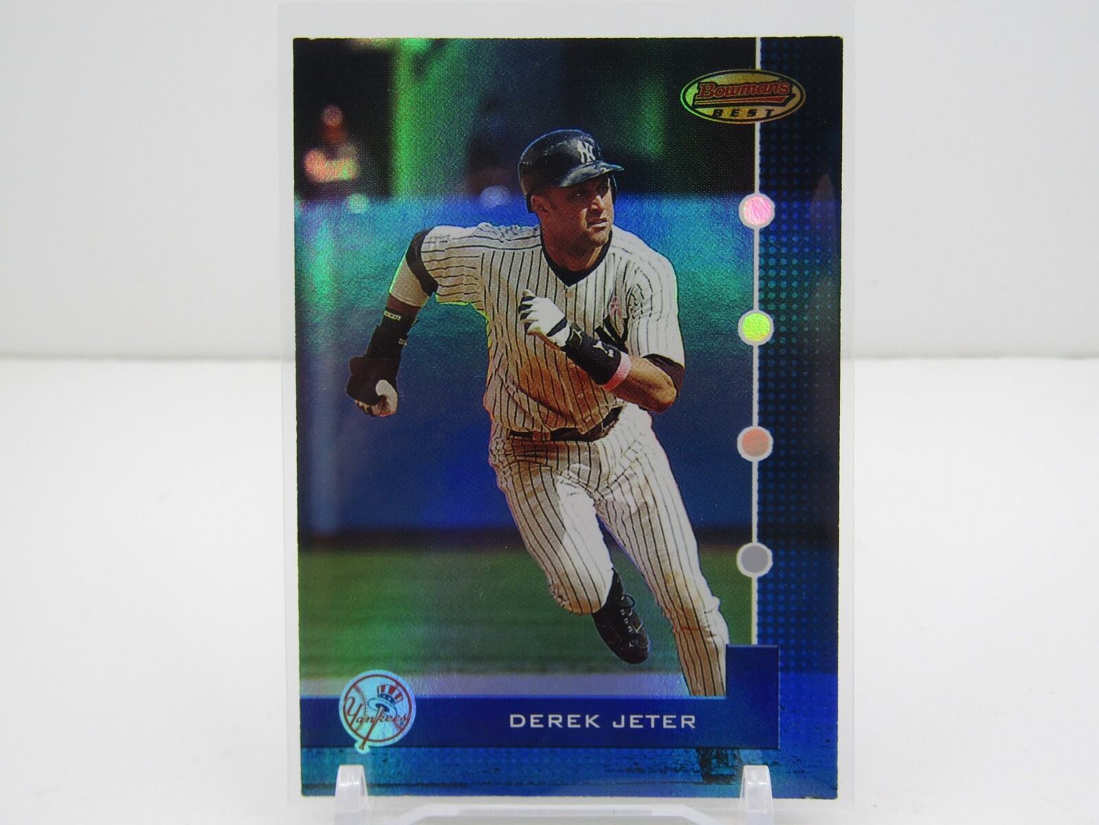 DEREK JETER 2005 BOWMANS BEST BLUE REFRACTOR! #194/499! NEW
