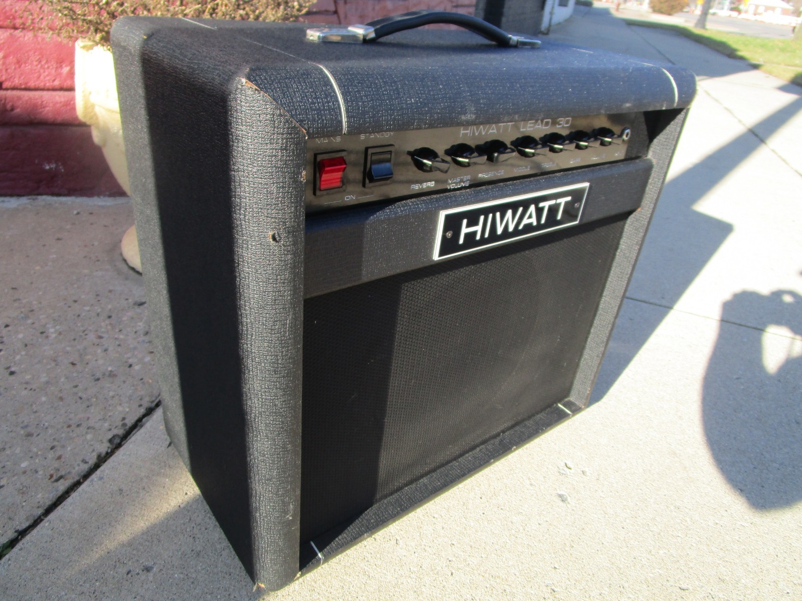 HIWATT LEAD 30 COMBO 30 watt 1983 TUBE AMPLIFIER  RARE!