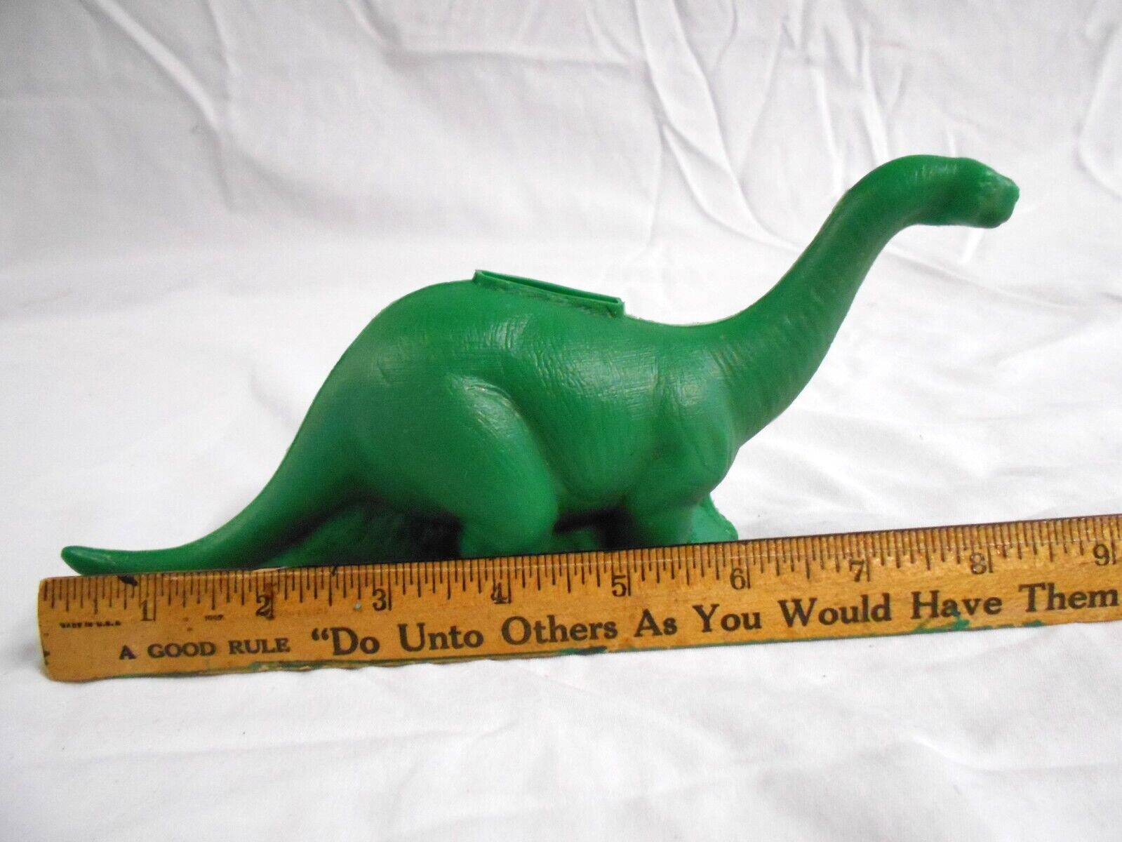 NOS 1960s Sinclair Plastic "Dino the Dinosaur" Bank