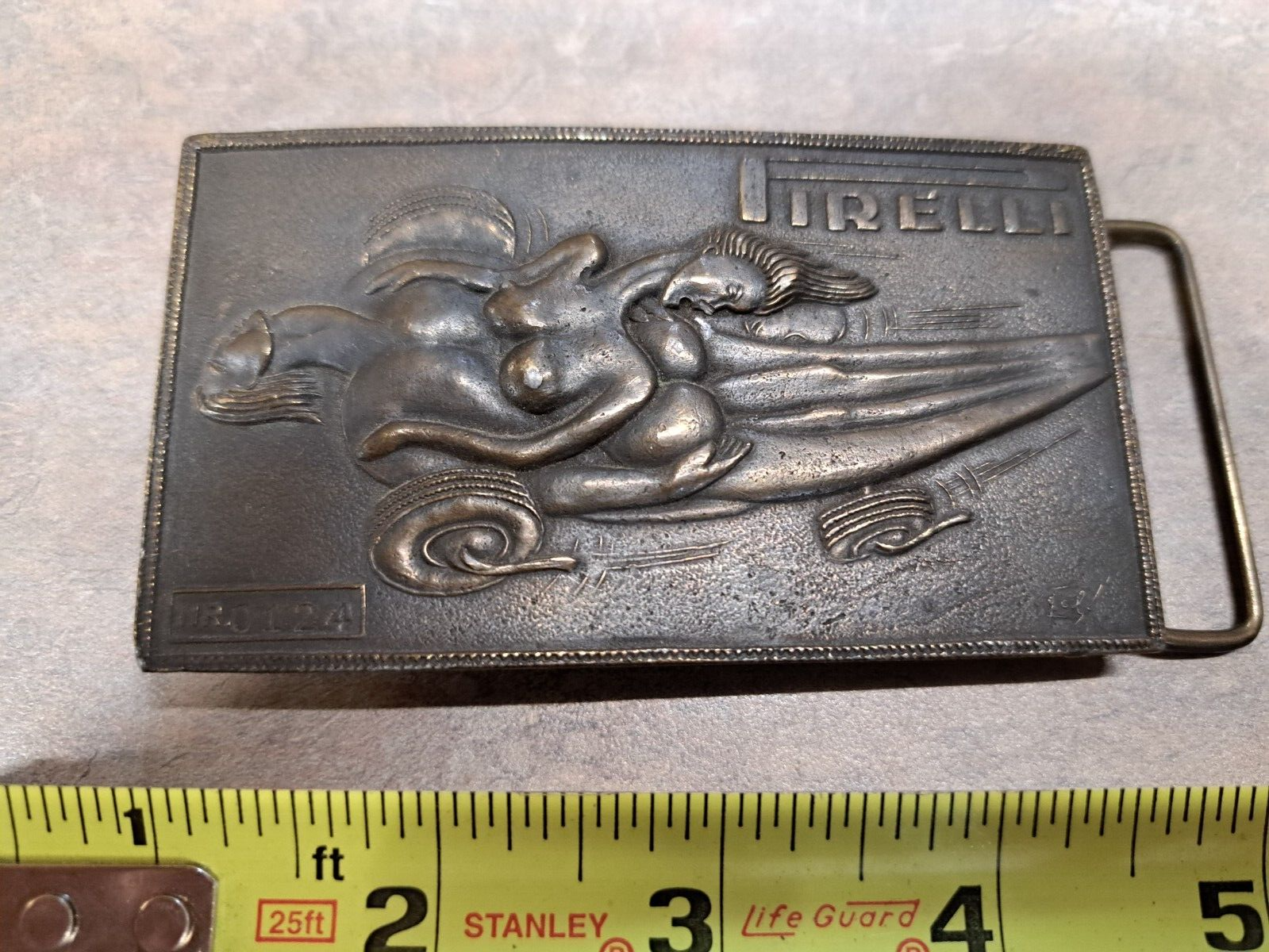 Salvador Dali Designed Pirelli Belt Buckle # 0124 Made in