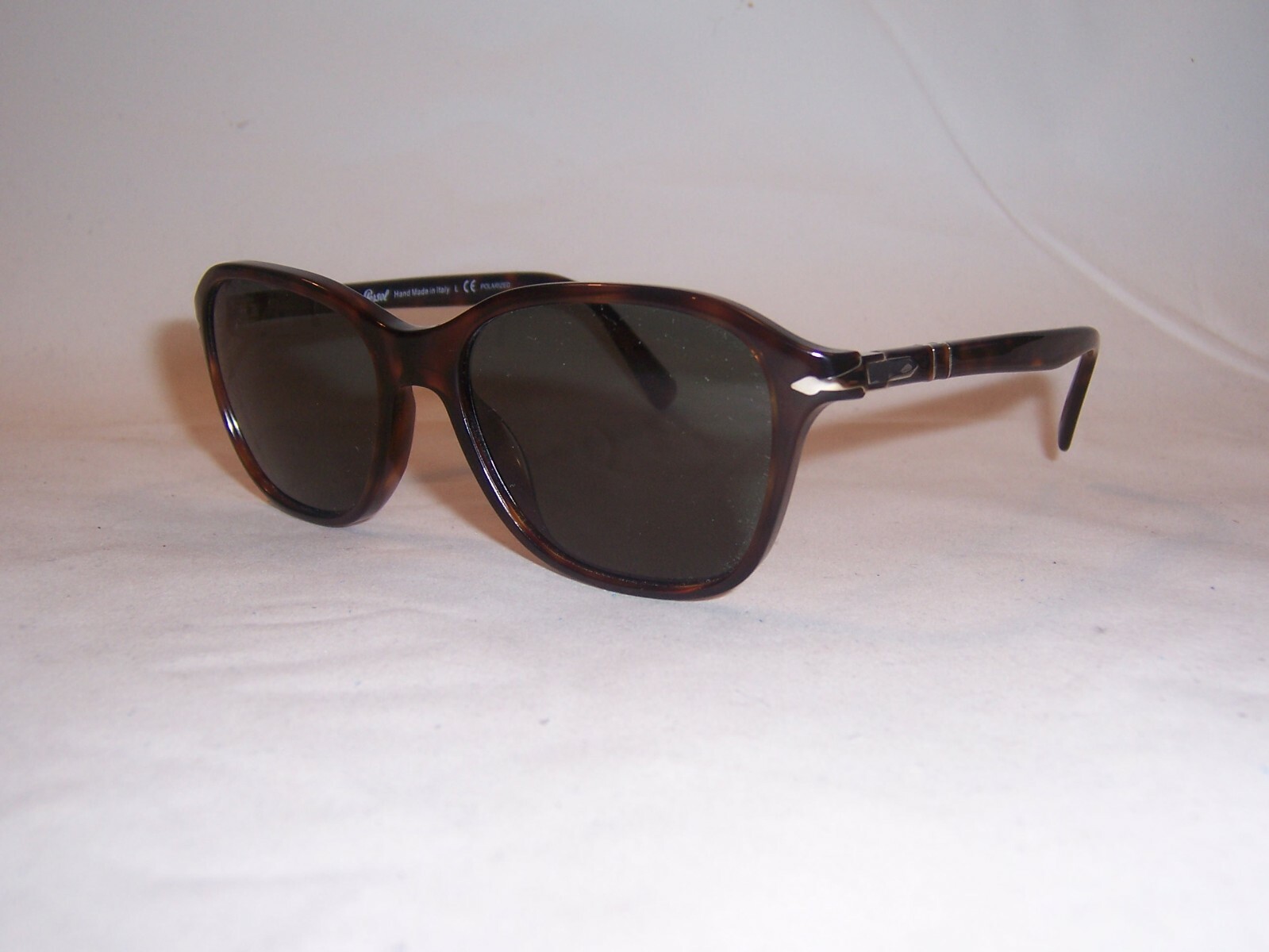 Pre-owned Persol Sunglasses Po 3244/s 24/58 Havana/green Polarized 53mm Authentic