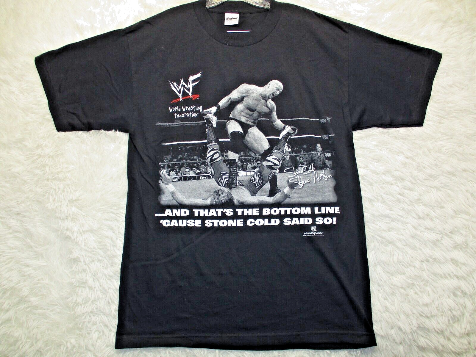 Stone Cold Steve Austin WWF And That's The Bottom Line Mens