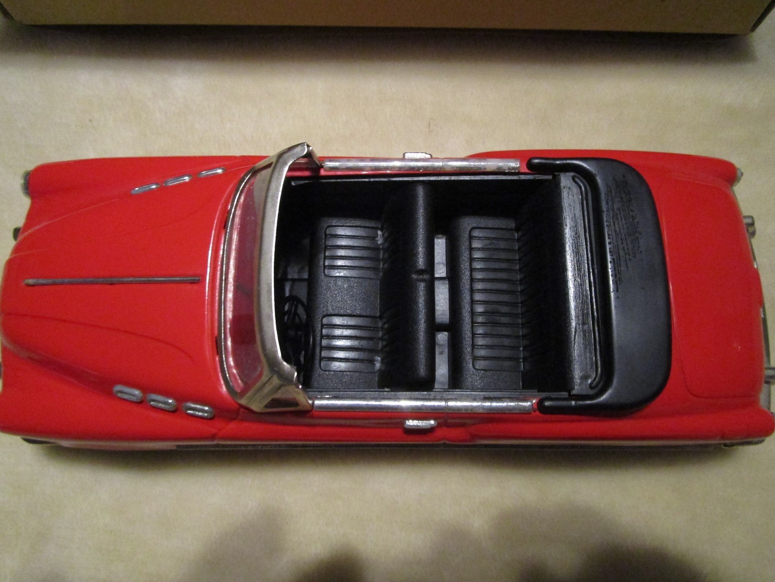 Vintage 1950's Tin Litho Friction Motor Buick Convertible Japan