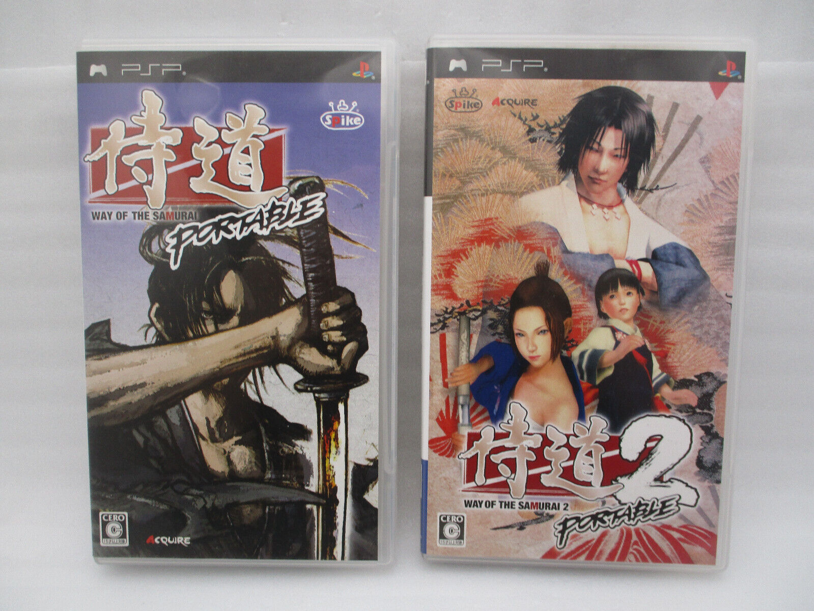 WAY OF THE SAMURAI PORTABLE 1 & 2 PSP 2Games Japan import WAY OF THE SAMURAI PORTABLE 1 & 2 PSP 2Games Japan import