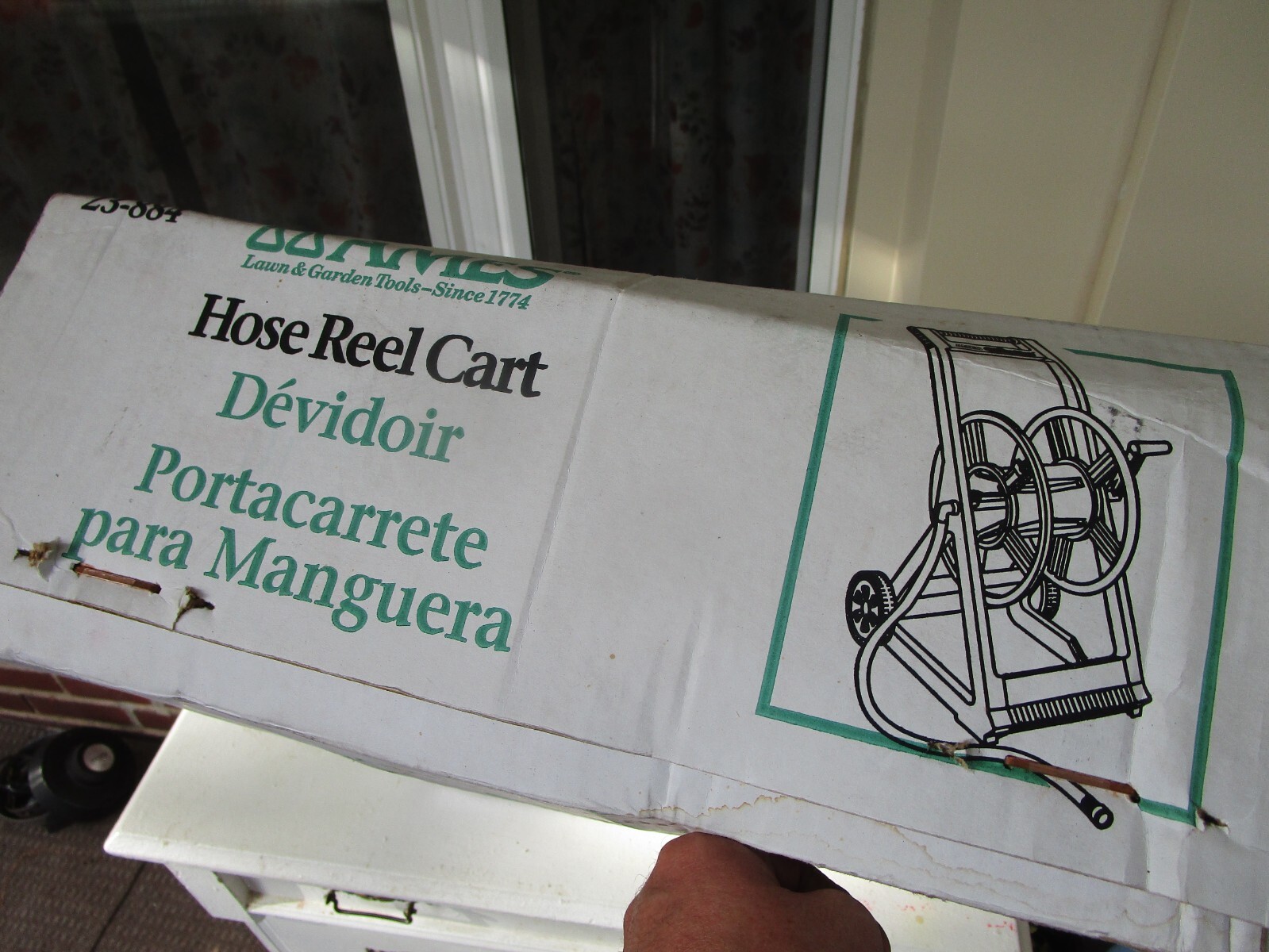 AMES GARDEN HOSE REEL CART 23-884 NEW IN BOX