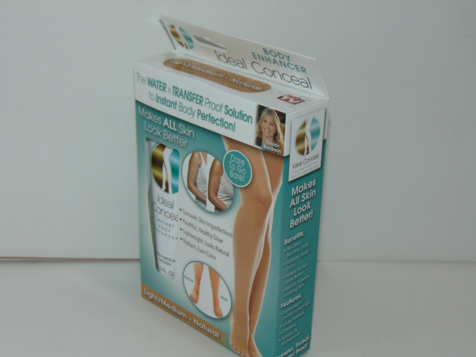 Ideal Conceal Instant Body Makeup Cream Enhancer - Light/Medium Natural NIB NEW!