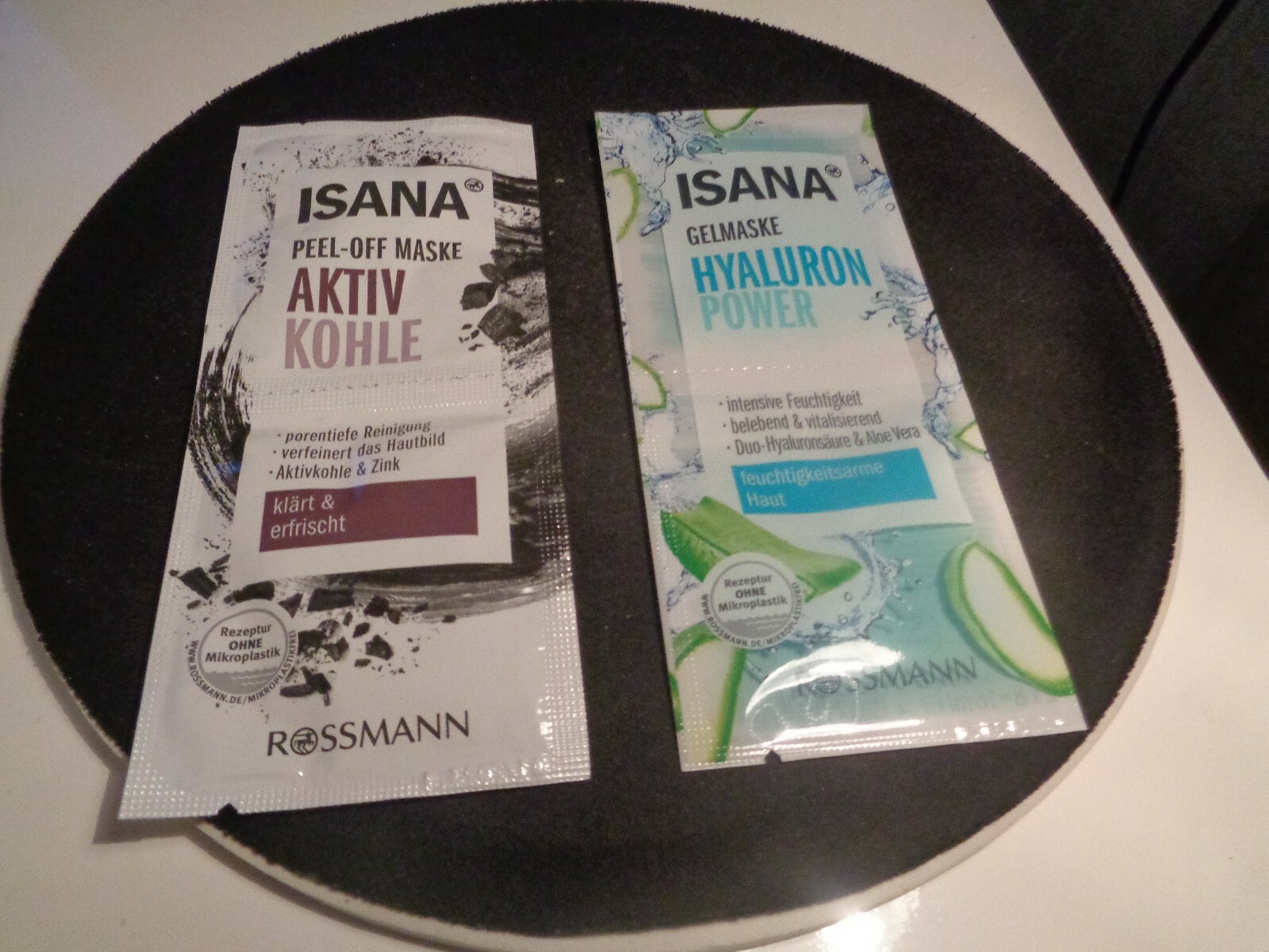 3 Isana Gelmaske Hyaluron Power Vitamin Power