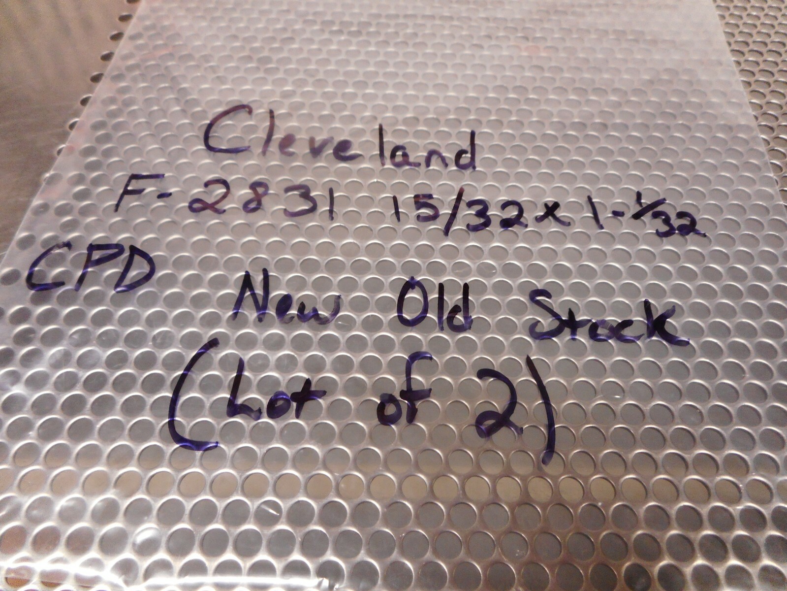 Cleveland Punch And Die Company F2831 15/32 x 11/32 New Old Stock