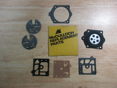 McCulloch 3.4 3.7 610 650 605 Timberbear Chainsaw Carburetor Kit