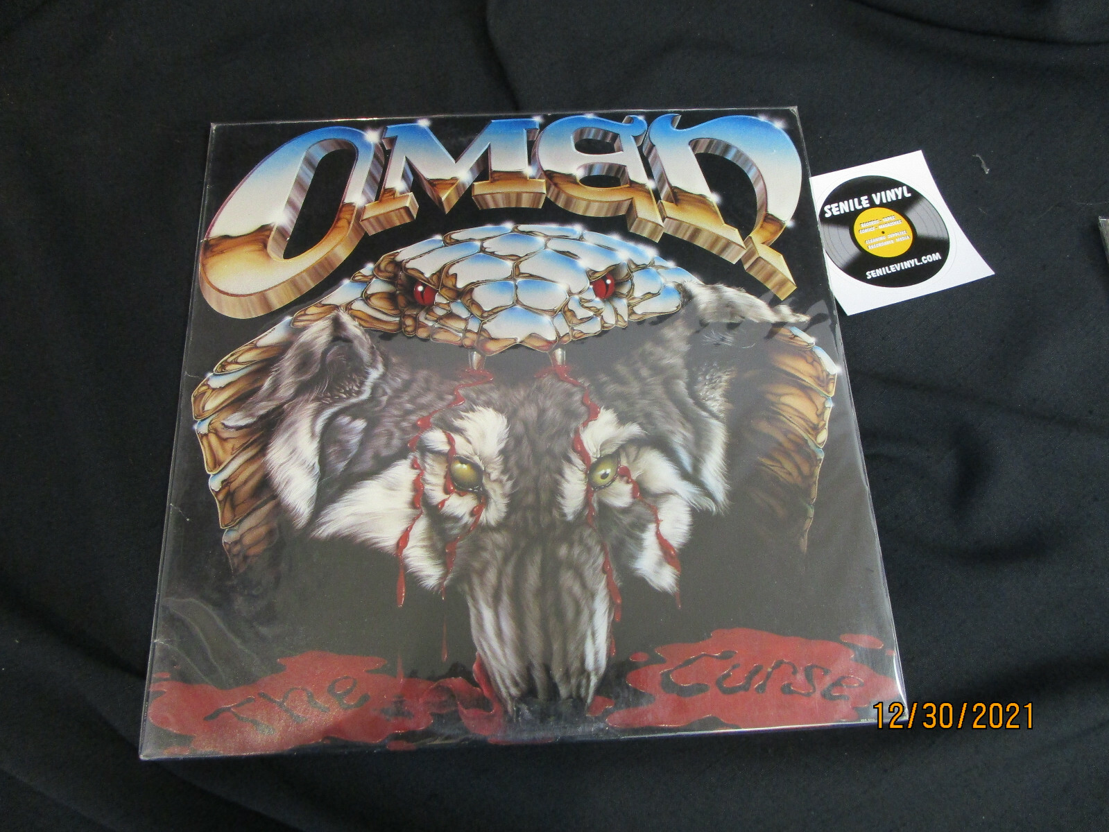 Omen The Curse 1986 Enigma/Metal Blade Records ST-73230 | eBay