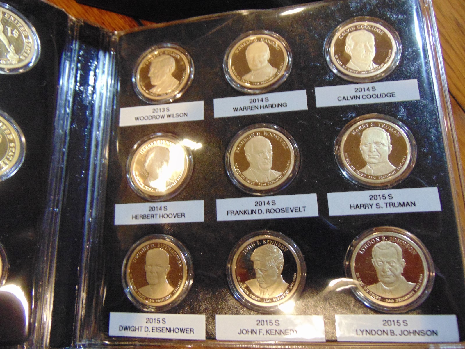Complete Collection of Gem Proof Presidential Dollars 2007-2016