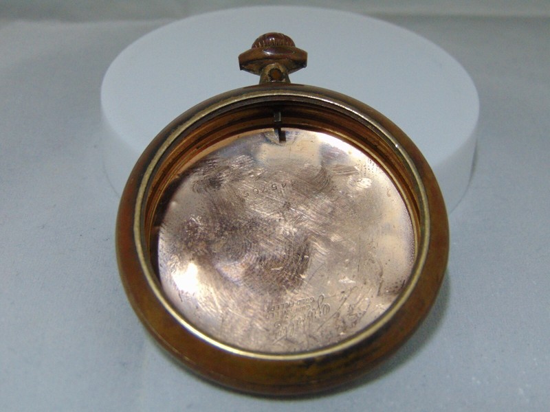 Rementoir ÃTui Case Montre De Poche 46mm Est 40mm Int Acier Steel Snap To Clic