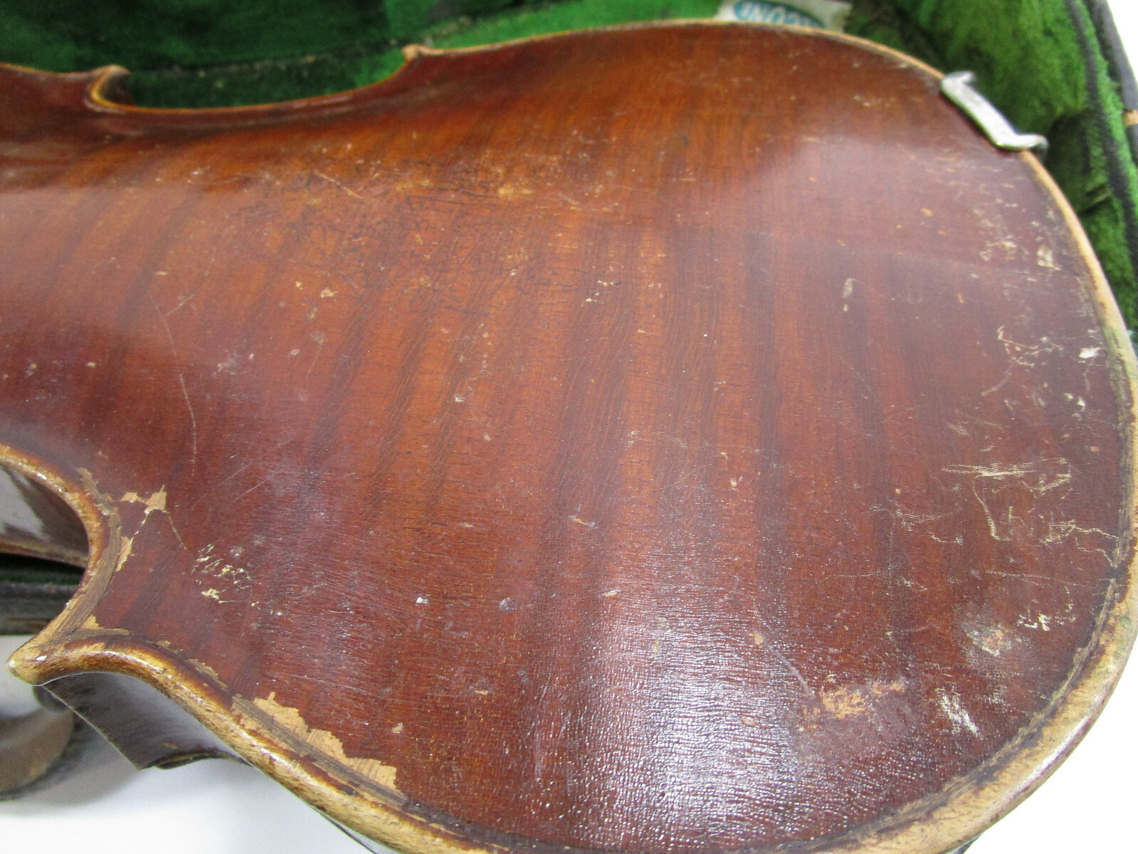 Vintage Gustav Walch Radebeul Dresden violin signed with label bow and case 1927