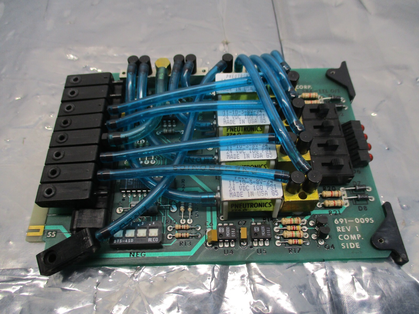 LDI Pneutronics 990-4350-082 Pneumatic PCB Card 691-0095 REV 1, 114720