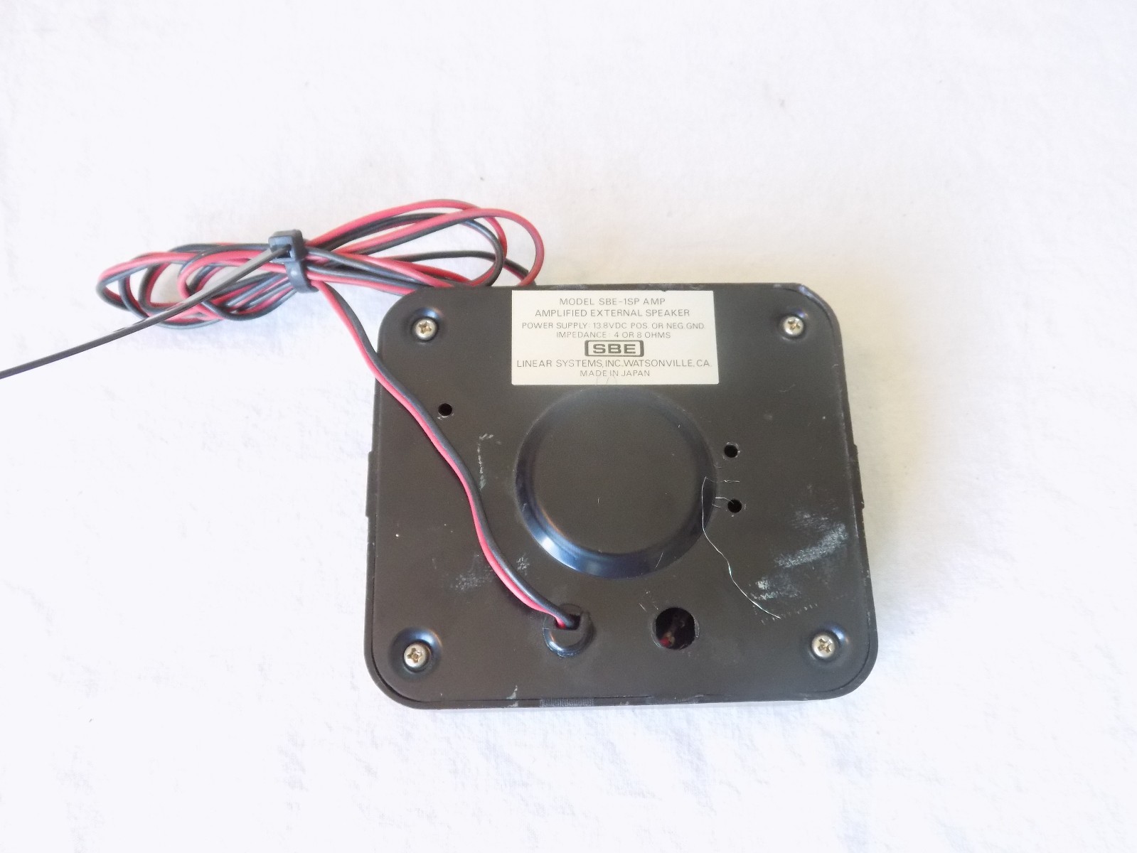 SBE External Amplified 6 Watt CB Radio Speaker Model SBE-1SP AMP