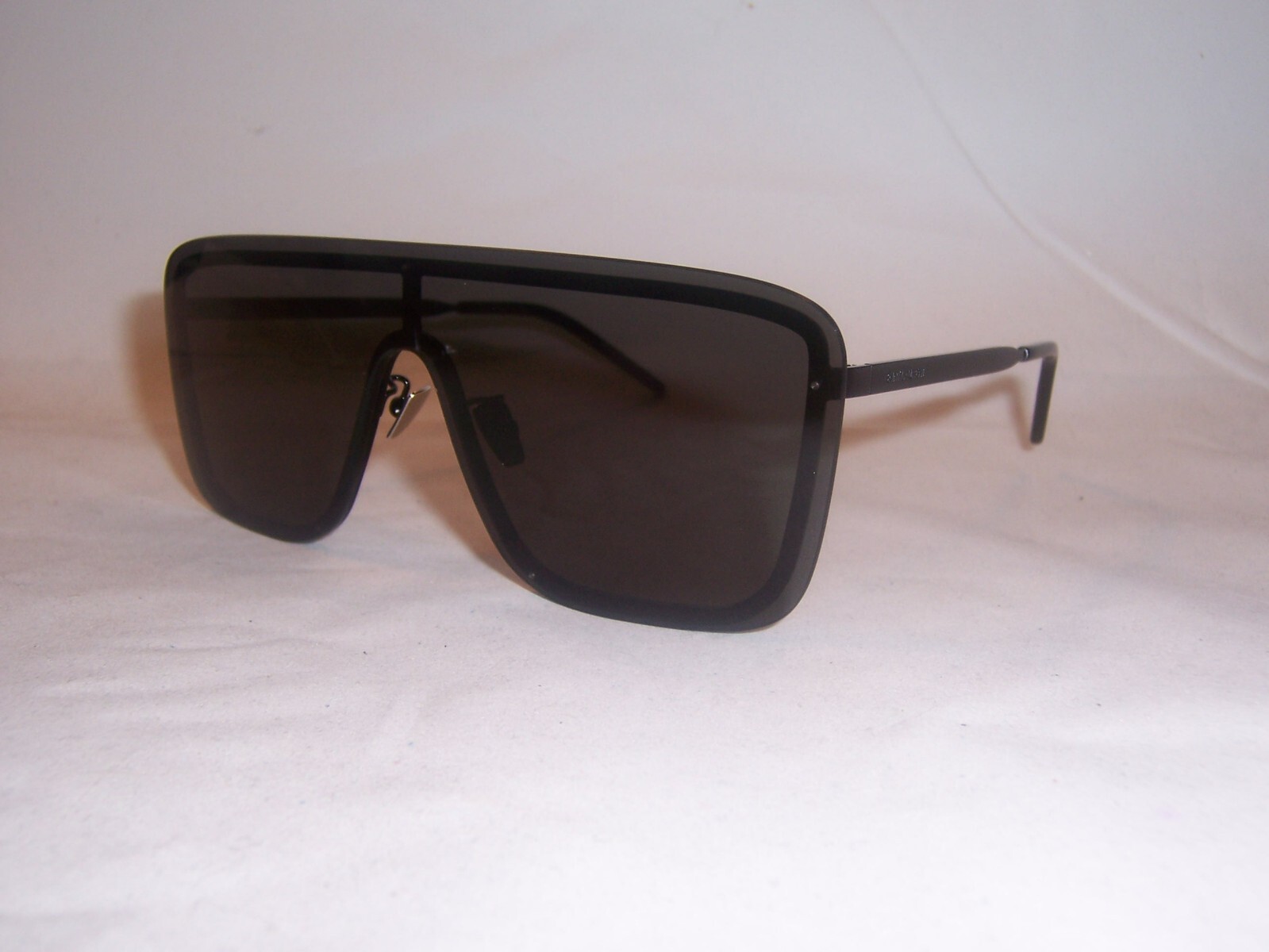 Pre-owned Saint Laurent Sunglasses Sl 364 Mask 002 Black/black Authentic