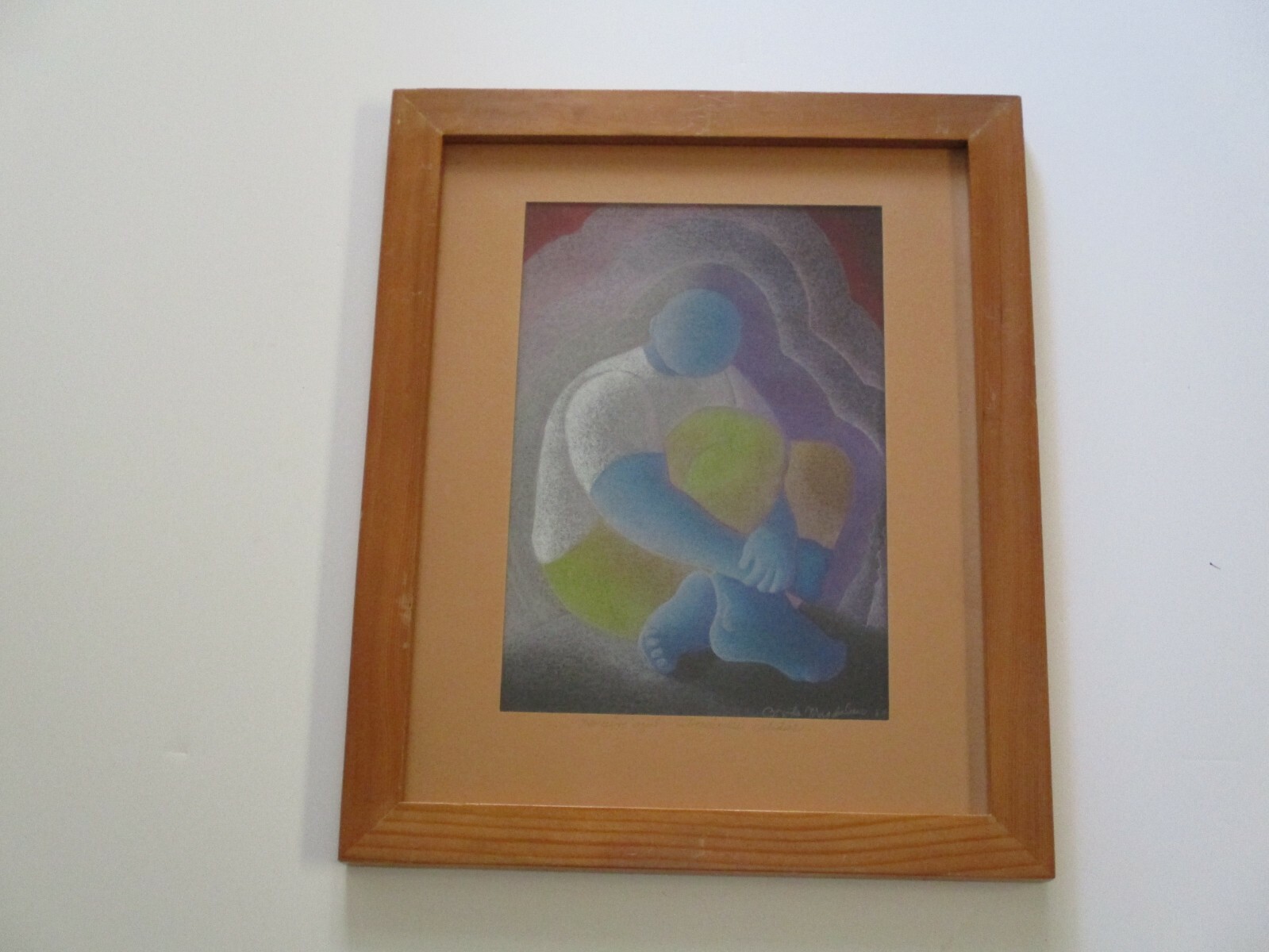 MAGDALENO ABSTRACT EXPRESSIONISM DRAWING SURREAL VIBRATIONS MODERNISM PORTRAIT 