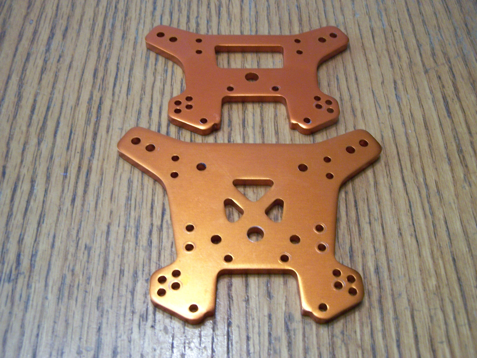 SUNSEA【ONE SIDE SLASH LONG-T】 Fits Traxxas Sledge Shock Towers Front & Rear Orange