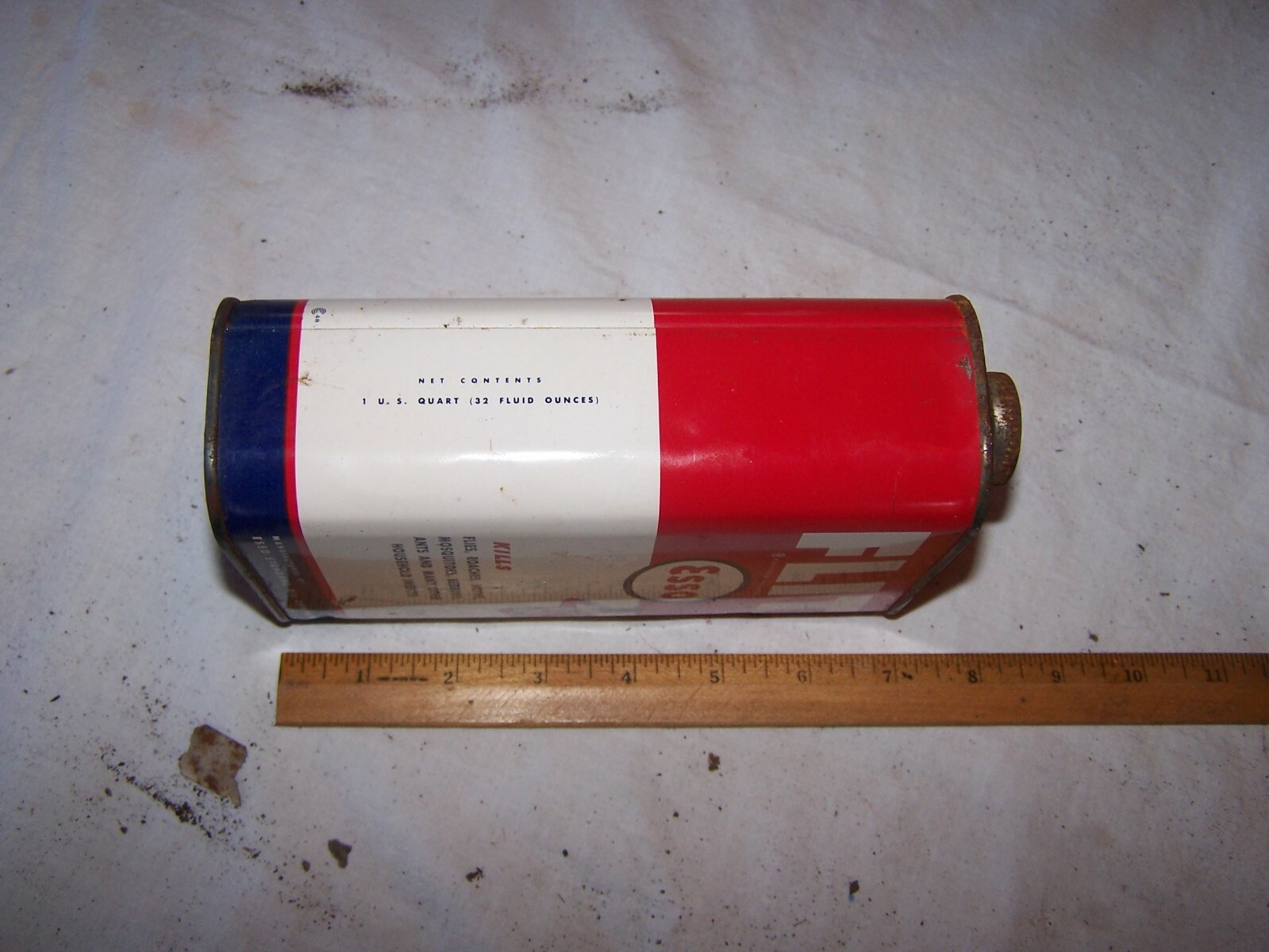 Vintage ESSO FLIT Can That Held Insecticide To Refill Bug Sprayers