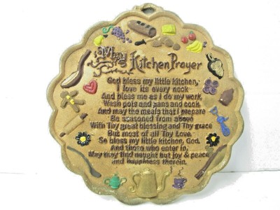 Plates Plaques Kitchen Prayer Vatican