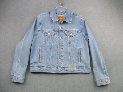 LEVIS WOMENS TRUCKER JEAN JACKET XL EXTRA LARGE DEMIN S40117