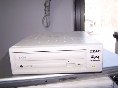 Teac 6x24 External SCSI CD ROM Recorder - Estate Sale SOLD AS IS