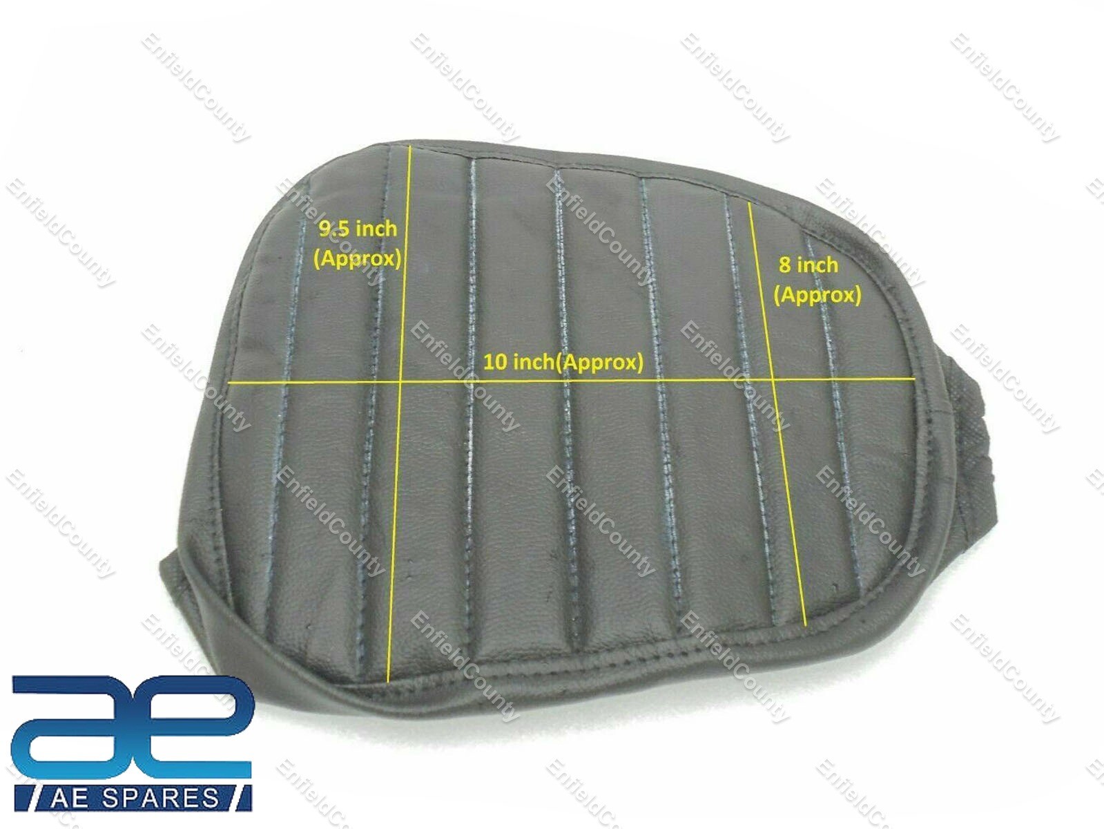 Leatherette Seat Cover Black Fits For Royal Enfield Himalayan 411cc 