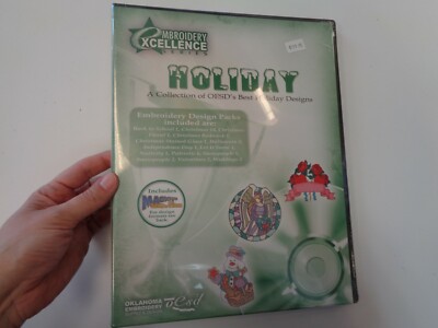 Excellence Holiday 310 Embroidery Designs Multi-format Cd