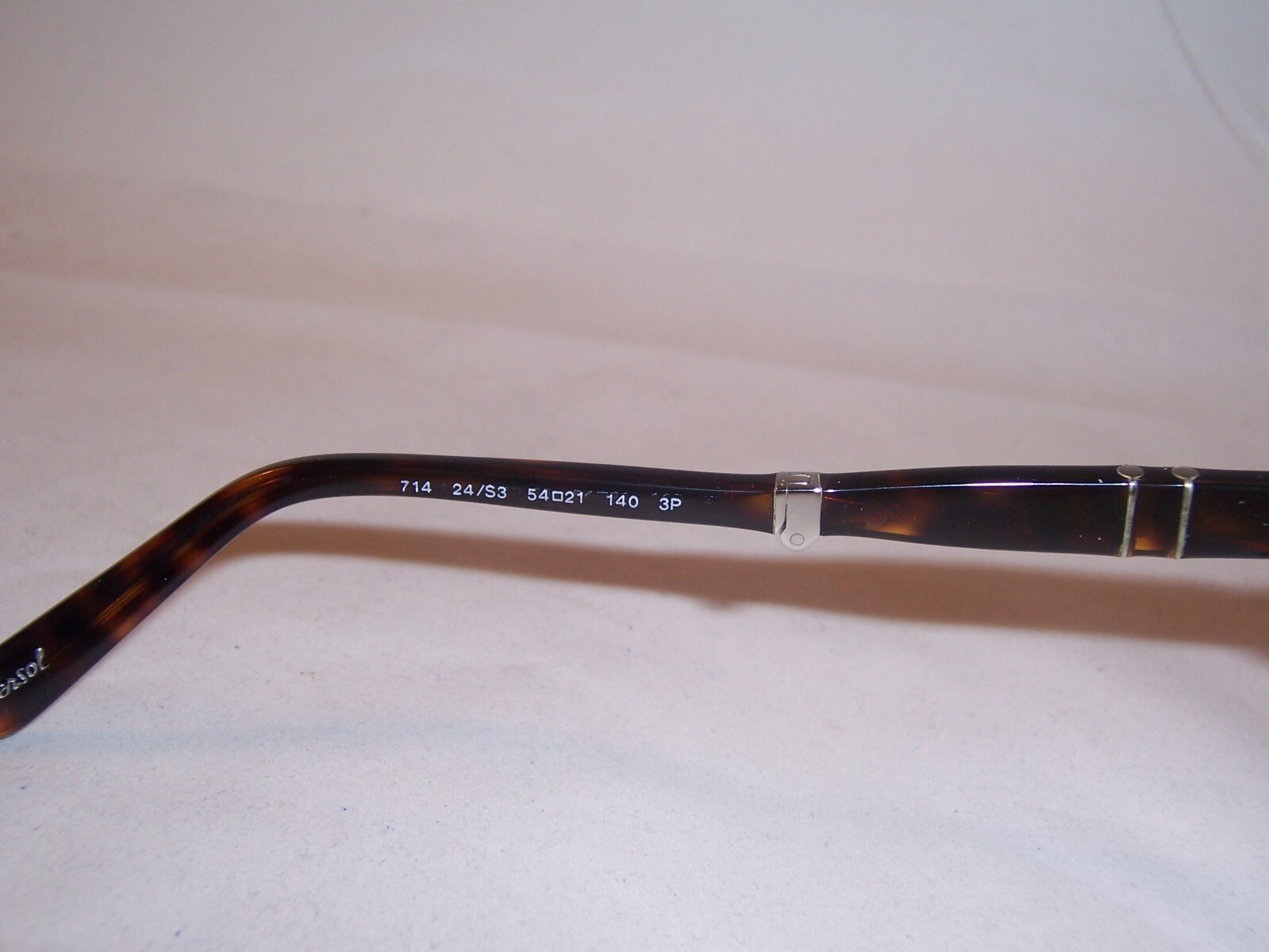 Pre-owned Persol Sunglasses 0714 Steve Mcqueen 24/s3 Havana/blue Polarized 54mm 714
