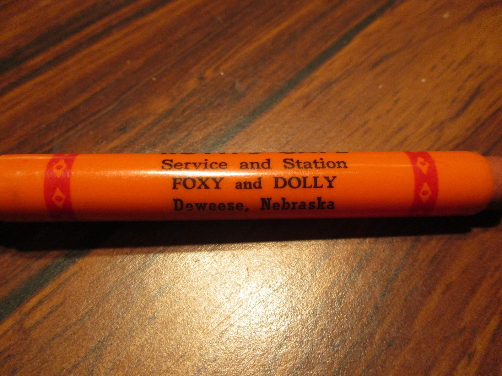 Old Bullet Pencil Roth's Cafe Deweese Nebraska