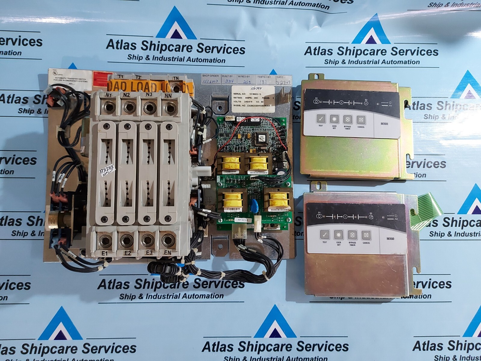 スイッチ GE ZENITH CONTROLS ZX3SC0204N-930520X AUTOMATIC TRANSFER