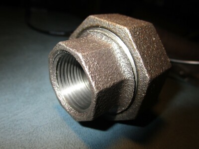 3/4'' Class 150 Sch 40 Black Malleable Iron Ground Joint Pipe Union (Domestic)