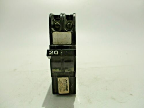 NEW AMERICAN CHALLENGER TYPE NC 2 POLE 20A/AMP CIRCUIT BREAKER THIN